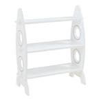 [en.casa] Boekenkast Tårnby voor kinderen 70x55x25 cm wit, Verzenden, Nieuw