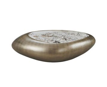 Tower Living Salontafel Castello keramiek 116 cm - Goud, Ophalen of Verzenden, Nieuw