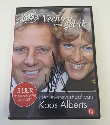Koos Alberts - Vechten Voor Geluk DVD (Met Handtekening Koos, Cd's en Dvd's, Verzenden, Nieuw in verpakking