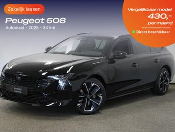 Peugeot 508 | Zakelijk Leasen vanaf 179,- p/mnd, Nieuw, Financial lease, Lease
