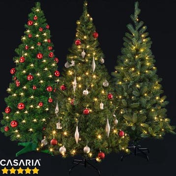 2dekans | Casaria Kerstboom 180 cm – Incl. LED, Ophalen of Verzenden, Zo goed als nieuw