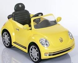 Kinder Auto VW Beetle Electrisch met MP3/Radio en LED, Ophalen of Verzenden, Nieuw