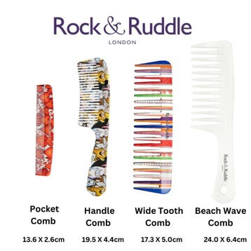 Rock & Ruddle Beachwave Kam Met Handvat Zwart, Ophalen of Verzenden, Nieuw, Kam of Borstel