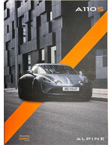2019 ALPINE A110 PURE BROCHURE FRANS | ENGELS, Boeken, Nieuw, Author