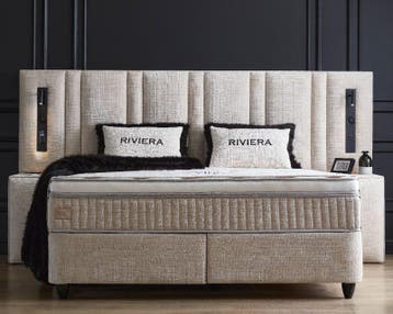 Opbergboxspring Riviera - 160 x 200, Nieuw