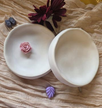 Handgemaakte opberg bakje - moderne sleutel of sieraden, Huis en Inrichting, Woonaccessoires | Kandelaars en Kaarsen, Nieuw