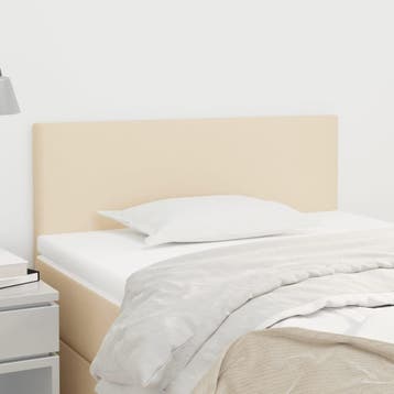 Bedbord 100cm stof creme | retourdeal -50% korting, Huis en Inrichting, Eenpersoons, Klassiek, Zo goed als nieuw, Stof
