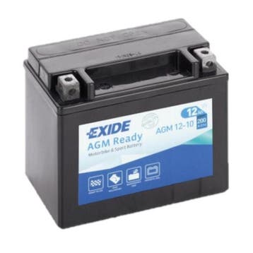 Exide AGM Ready AGM12-10 / YTX12-BS accu 12V, origineel, Verzenden, Nieuw