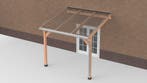 Douglas Terrasoverkapping Polycarbonaat Helder Geschaafd 300, Nieuw