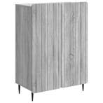 vidaXL Dressoir Grijs sonoma 66 x 34,5 x 92 cm Bewerkt hout, Verzenden, Nieuw, Overige houtsoorten, Minder dan 50 cm