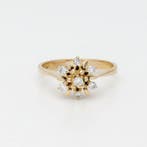 Ring - 18 karaat Geel goud Diamant (Natuurlijk), Nieuw