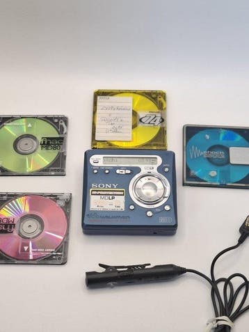 Sony - MZ-R700 Draagbare minidisc speler-recorder, Nieuw