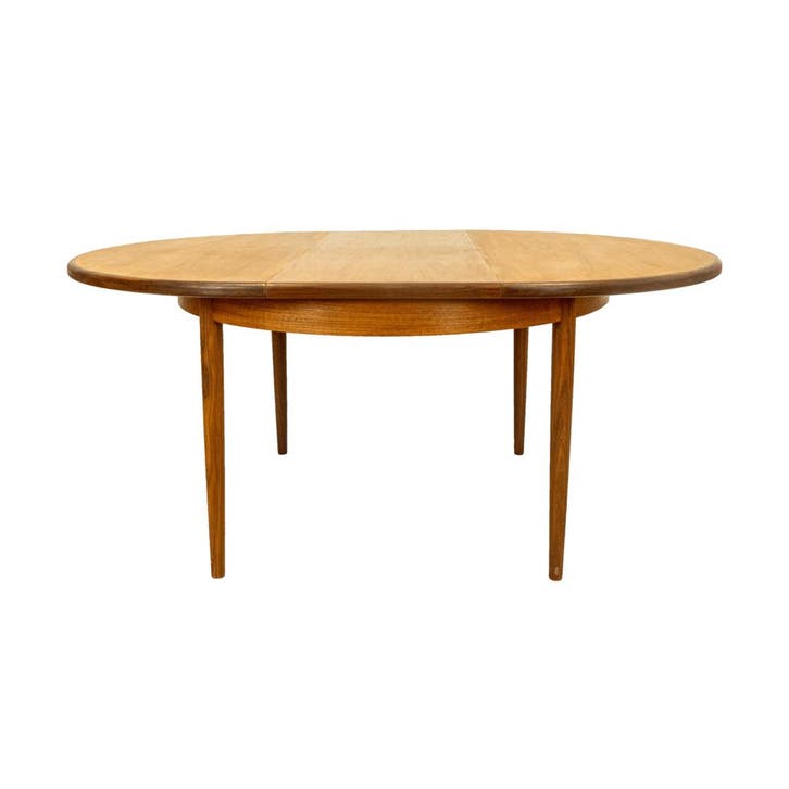 Eetkamertafel | Vintage | Gplan | Rond | Teak |  4259, Huis en Inrichting, Tafels | Eettafels, Zo goed als nieuw, Teakhout, Ophalen of Verzenden