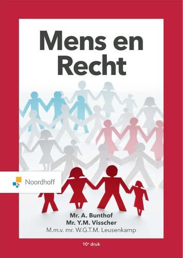 Mens en Recht - A. Bunthof 9789001593230, Boeken, Verzenden, Zo goed als nieuw, A. Bunthof