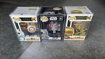 Funko - Funko Pop Lot of 3 - Signed by Anthony Daniels, Nieuw