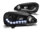 LED DRL Daylight Black koplampen geschikt voor VW Golf 5, Auto-onderdelen, Verzenden, Nieuw, Volkswagen