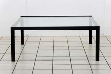 Design Salontafel Metaal en Glas, Huis en Inrichting, Tafels | Salontafels, Ophalen of Verzenden, Nieuw