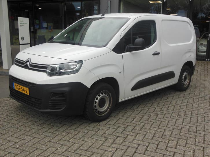 Citroën Berlingo 1.5 BlueHDI Control, Auto's, Bestelauto's, Lease, Zwart, Handgeschakeld, Wit, Financial lease, Stof, Diesel, Euro 6