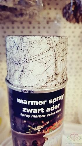 Verfspray Marmer Look 002 Zwart Ader 200 ml, Ophalen of Verzenden, Nieuw