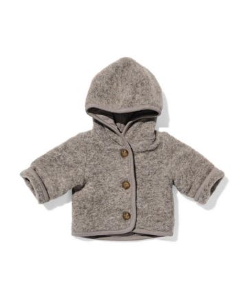HEMA Newborn jas met wol bruin, Verzenden, Nieuw