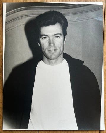 Marcel Thomas (1909-2000) - portrait de CLint Eastwood -, Antiek en Kunst