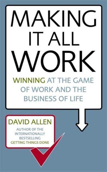 Making It All Work - David Allen 9780749941031, Verzenden, Gelezen, David Allen
