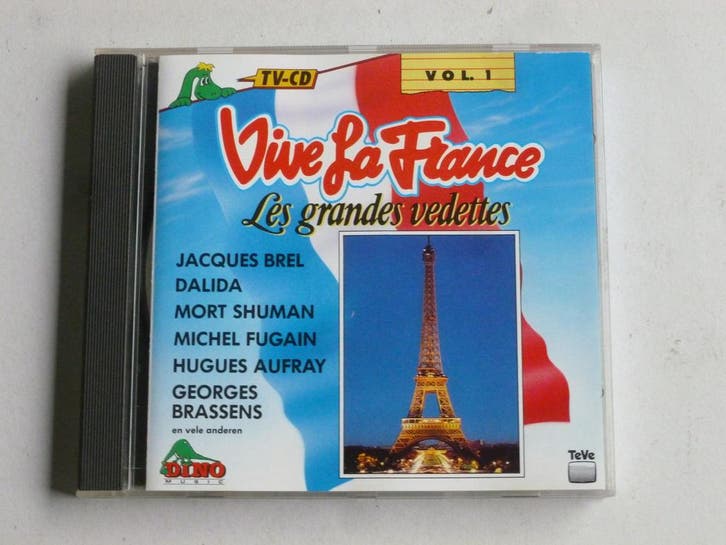 Vive la France - Les Grandes Vedettes vol.1, Cd's en Dvd's, Cd's | Pop, Zo goed als nieuw, Ophalen of Verzenden