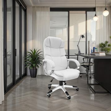 Directiebureaustoel Jonas - wit, Huis en Inrichting, Bureaus, Verzenden, Nieuw