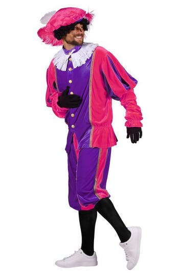 Piet Polyester A Paars-Roze - XXS, Diversen, Sinterklaas, Verzenden, Nieuw