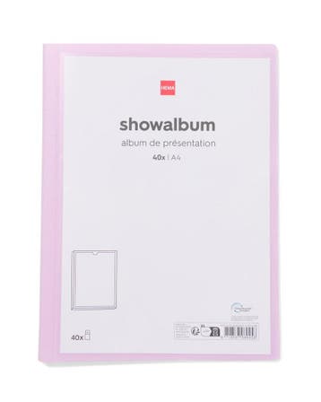 HEMA Showalbum A4 roze, Diversen, Verzenden, Nieuw
