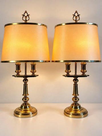 Tafellamp (2) - Messing - Empire Style Lamps