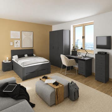 Rauch Allrounder Complete Kinderkamer Set – Antraciet - 120, Nieuw