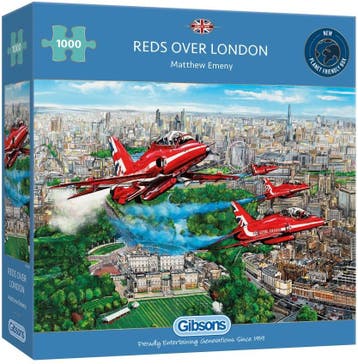 Reds Over London Puzzel (1000 stukjes) | Gibsons - Puzzels, Verzenden, Nieuw