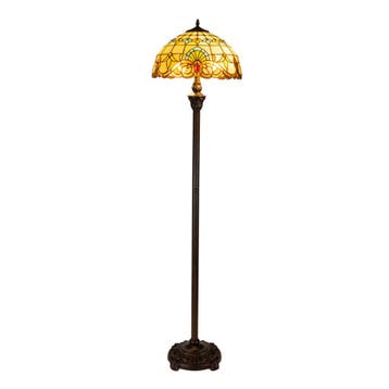 Tiffany vloerlampen -  Direct uit voorraad leverbaar, Huis en Inrichting, Lampen | Vloerlampen, Verzenden, Nieuw, Glas, Tiffany | Glas-in-lood