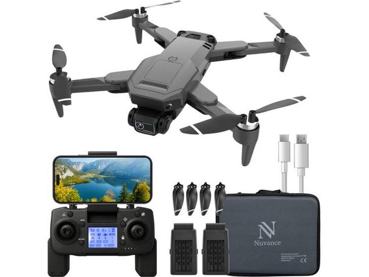 Nuvance S109 - Mini Drone - Drone met 1080p Camera en GPS -, Audio, Tv en Foto, Drones, Nieuw, Verzenden