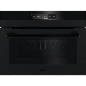 AEG KMK868000T combi magnetron, Ophalen, 60 cm of meer, Nieuw, Oven met grill