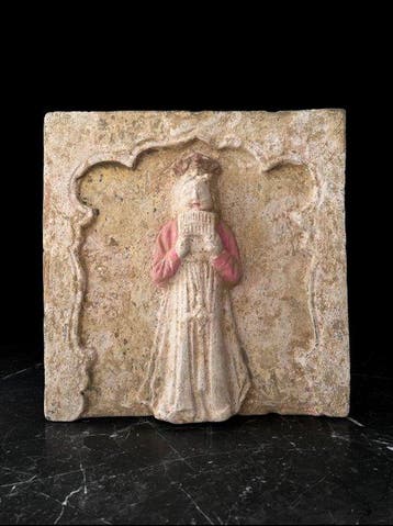 Oud-Chinees, Song-dynastie Terracotta Muzikante graftegel -