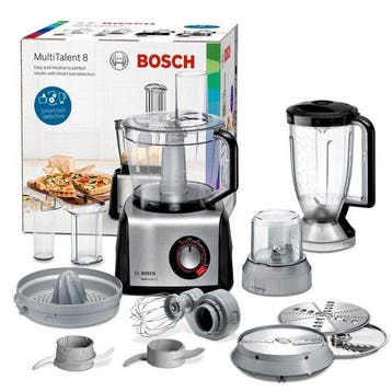 Bosch MultiTalent 8 MC812M844 - Foodprocessor - Zwart/RVS, Verzenden, Nieuw