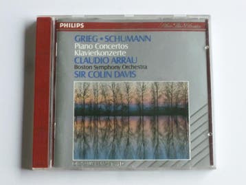 Grieg, Schumann - Piano Concertos / Claudio Arrau, Sir Colin, Ophalen of Verzenden, Zo goed als nieuw