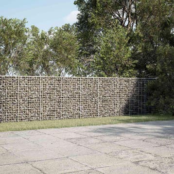 vidaXL Gabion met 5 mm draad en 5x5 cm gaas 950x30x100 cm, Verzenden, Nieuw, IJzer