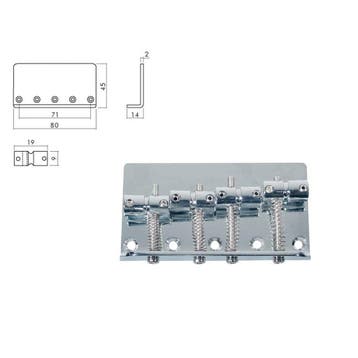 Boston BB-104-C Brug-Staartstuk voor Jocker/Puncher Bass -, Muziek en Instrumenten, Ophalen of Verzenden, Nieuw