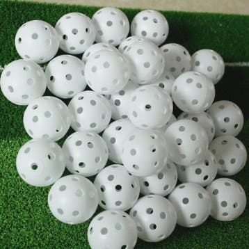 10x Oefen Golfballen - Lichtgewicht Plastic Trainingsballen, Verzenden, Nieuw
