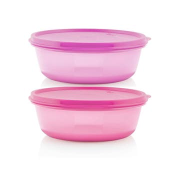 Tupperware 2 Ruimtekommen 600 ml Roze, Ophalen of Verzenden, Nieuw