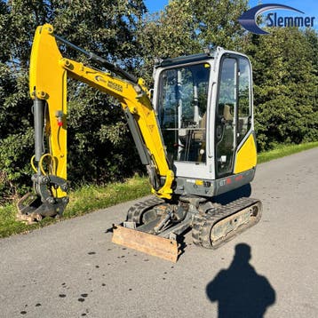 Te koop: Wacker Neuson ET18 VDS minigraver - bouwjaar 2022, Ophalen, Graafmachine