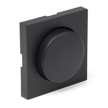 Dimmerknop | Q-link | S-Line (Enkel, Zwart), Verzenden, Nieuw