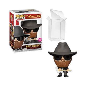 Funko Pop! Rocks: ZZ Top- Billy Gibbons - Flocked #164, Verzenden, Nieuw