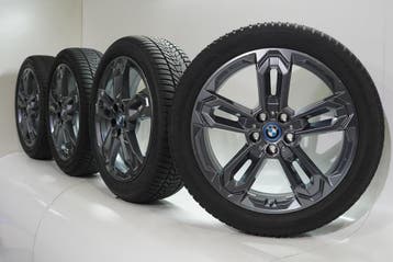 BMW X1 iX1 U11 BEV X2 iX2 U10 1041M 19 inch velgen Hankook W, 19 inch, Gebruikt, Velg(en), Winterbanden