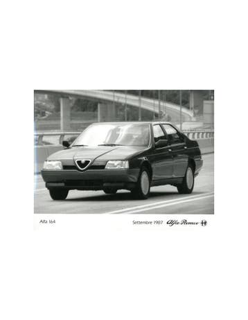 1987 ALFA ROMEO 164 PERSFOTO, Nieuw, Alfa Romeo, Author