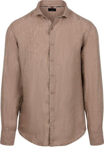 State Of Art Overhemd Linnen Beige maat 4XL Heren, Kleding | Heren, Overhemden, Verzenden, Nieuw, Beige, State of Art