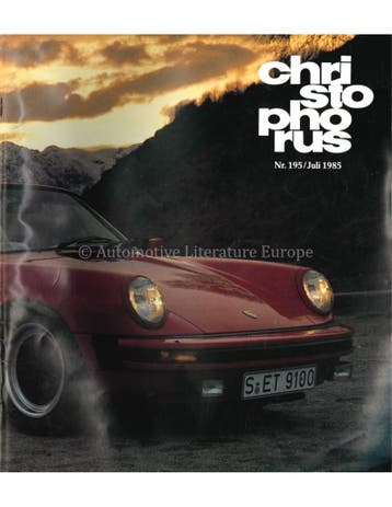 1985 PORSCHE CHRISTOPHORUS MAGAZINE 195 DUITS, Nieuw, Porsche, Author